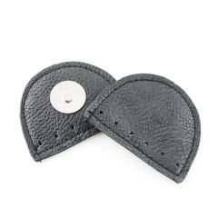 Lederen Magneetsluiting Zwart