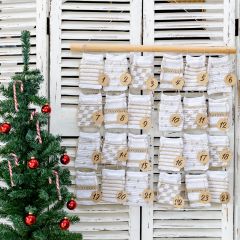 Garenpakket Adventskalender wit