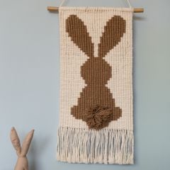 DIY Macramé Patroon Wandhanger Konijn Bella