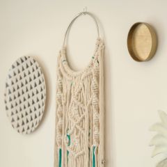 DIY macramé pattern wall hanger Athene