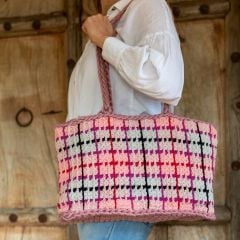 DIY Crochet Kit Checked Bag Singapore