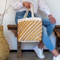 DIY Crochet Kit Kuala Lumpur Bag Almond