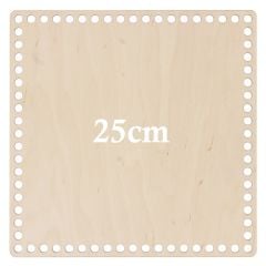 Houten Geperforeerde Vierkanten Basis 25 cm