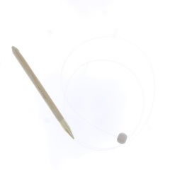 Shirotake Tunische Haaknaald 9 mm Met Flexibele Kabel 80 cm