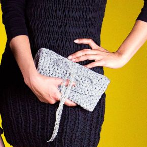 DIY Patrón De Ganchillo Para Bolso De Mano Brillante París Con Ribbonxl