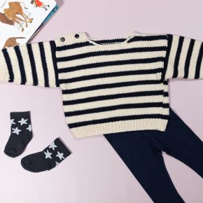 DIY Knitting pattern babysweater Ohio