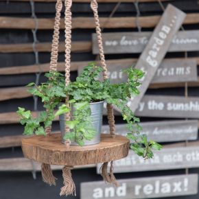 DIY Macramé Pattern Hanging Plateau Lucca