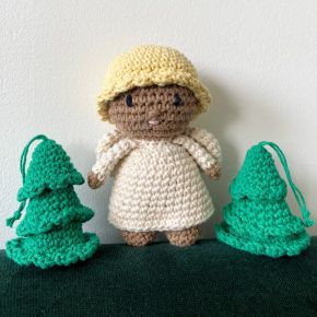 DIY Crochet Pattern Christmas Angel Luna