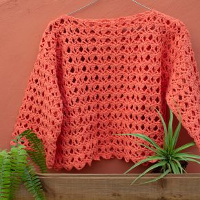 DIY Crochet pattern Summer sweater Crete
