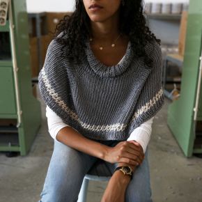 DIY Knitting Pattern Capelet Sierra Nevada