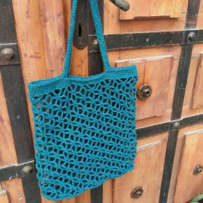 DIY Kit de Crochet Bolsa de compras Trogir Petrol