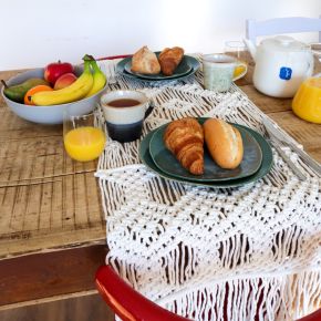 DIY Macramé Pattern Table Runner Caïro