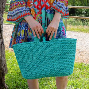 DIY Crochet Shopper Kit Happy Mint