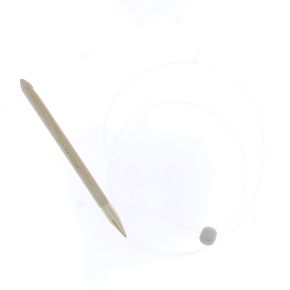 Crochet Afghan Shirotake 9 mm avec cordon souple 80 cm