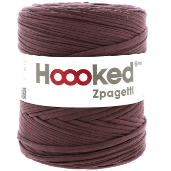 Zpagetti Cotton Yarn Mauve Button Tote