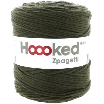 Zpagetti Cotton Yarn Olive Blanket