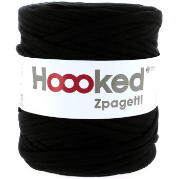 Zpagetti Cotton Yarn Black Hook