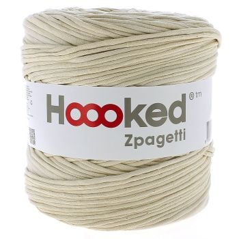 Zpagetti Cotton Yarn Beige Shoe