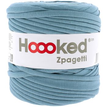 Zpagetti Cotton Yarn Mid Blue Flowers