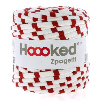 Zpagetti Cotton Yarn Red &White 