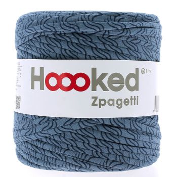 Zpagetti Cotton Yarn Blue Spiral