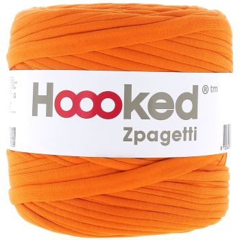 Zpagetti Cotton Yarn Orange Pump