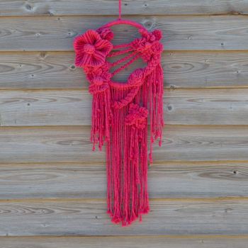 DIY Macram&eacute; Kit Floral Wallhanger Florence
