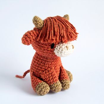 DIY Crochet Pattern Highland Cow Aidan
