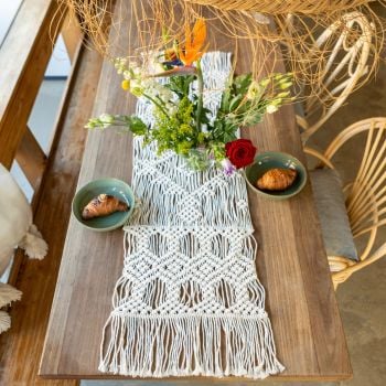 DIY Kit de Macram&eacute; Camino de Mesa Ca&iuml;ro 