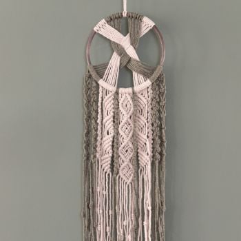 DIY Macram&eacute; Pattern Dreamcatcher Wall hanger Zadar 