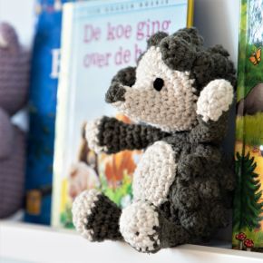 DIY Crochet Pattern Hedgehog Hazel Eco Barbante