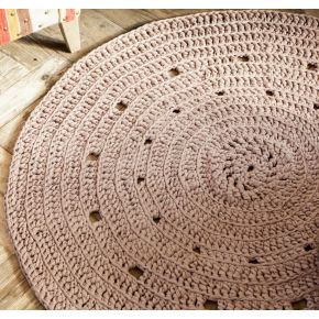 DIY Crochet Pattern Round Rug Zpagetti