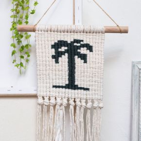 DIY Patron De Macramé Suspension Murale Bora-Bora