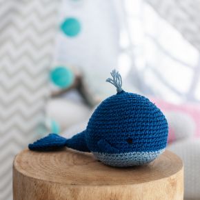 DIY Kit Pepper la baleine au crochet Eco Barbante