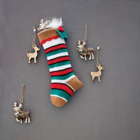 DIY Crochet Pattern Christmas Stocking