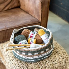 DIY Crochet Kit Mochila Basket Montreal Aspen