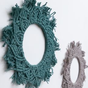 DIY Makramee-Set Wandbehang Elba Lush Petrol