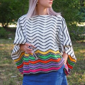 DIY Crochet Kit Poncho Ibiza