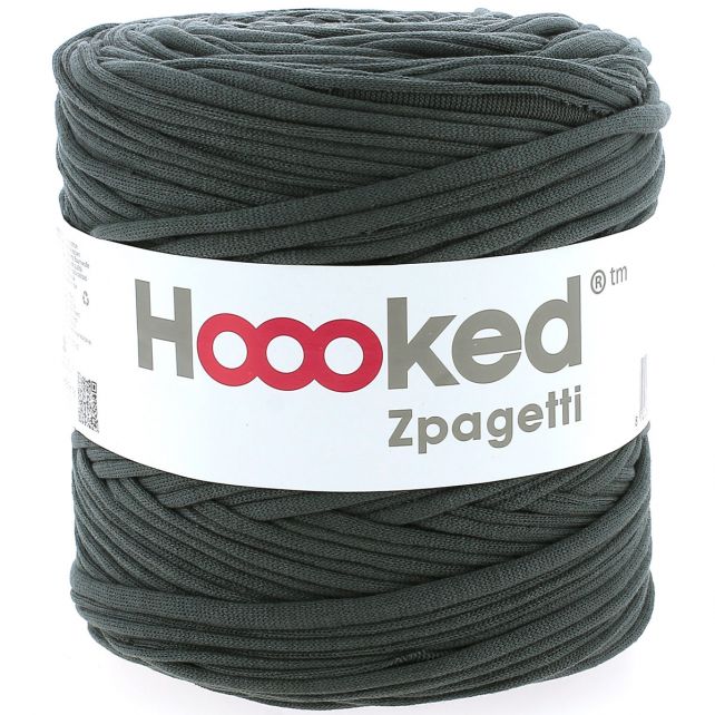 Zpagetti Cotton Yarn Anthracite Greenish