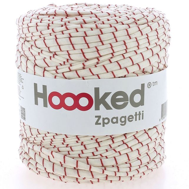 Zpagetti Cotton Yarn Stripes Red