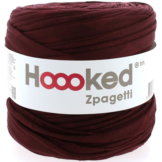 Zpagetti Cotton Yarn Bordeaux Design