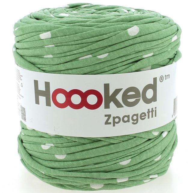 Zpagetti Cotton Yarn Green Hearts