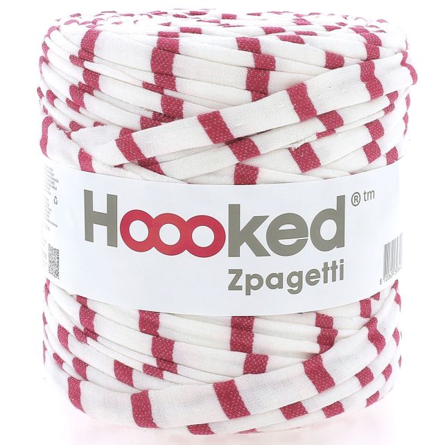 Zpagetti Cotton Yarn Pink Stripes