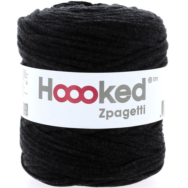 Zpagetti Cotton Yarn Fluffy Black