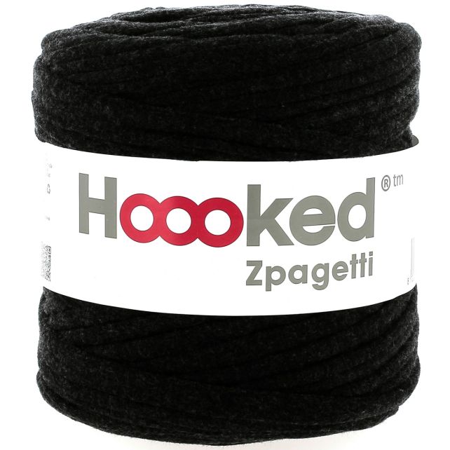 Zpagetti Cotton Yarn Fluffy Black