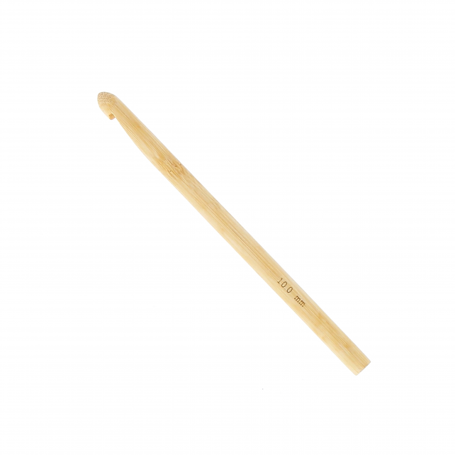 Bambus Häkelnadel 10 mm
