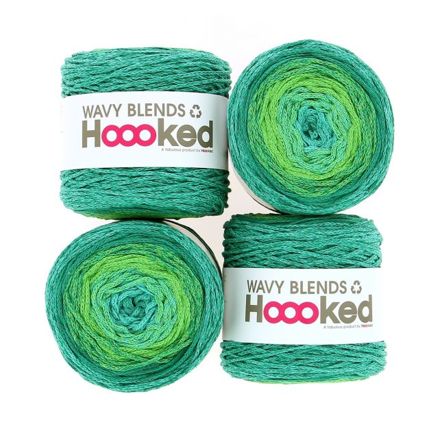 Wavy Blends Lush Mint set 4 bobinas