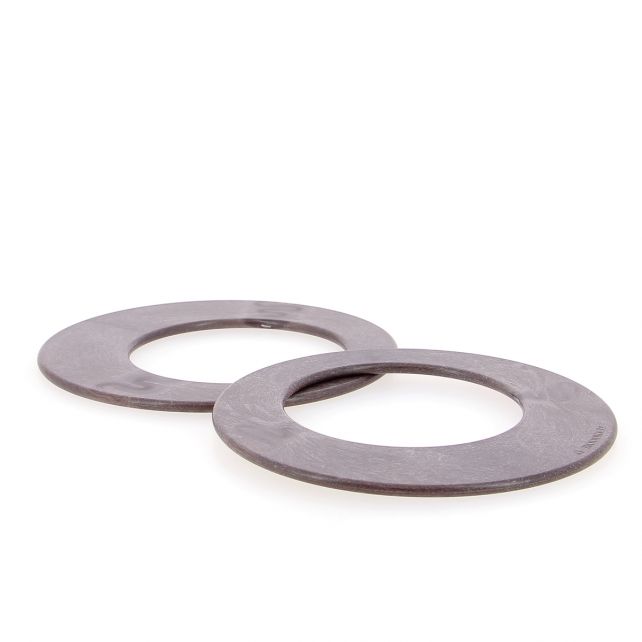 ASAS DA BOLSA redonda PET reciclada Taupe