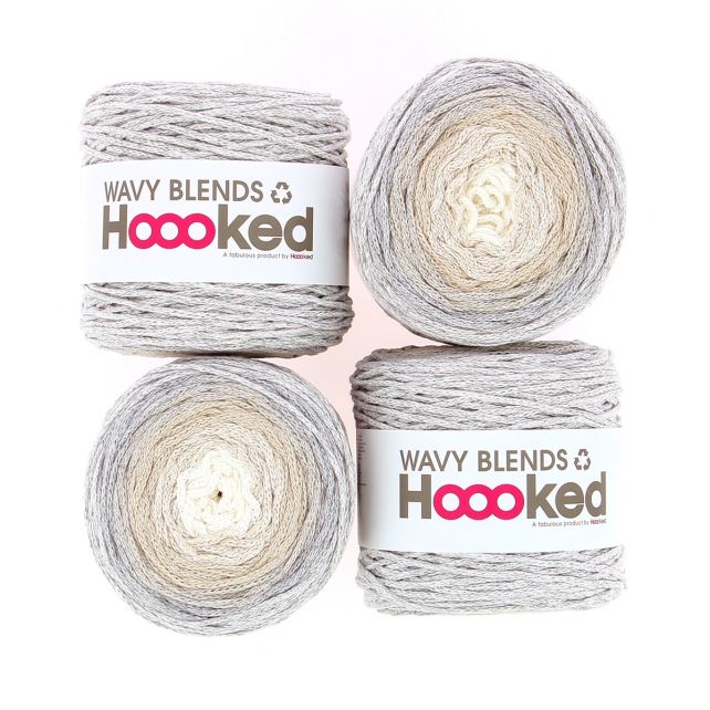 Ensemble de 4 bobines Wavy Blends Sandy Grey