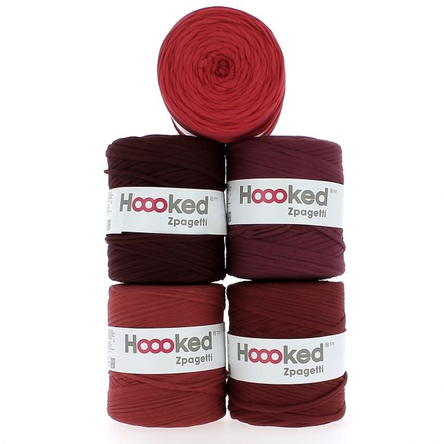 Zpagetti Hoooked Promo Red & Bordeaux Shades 